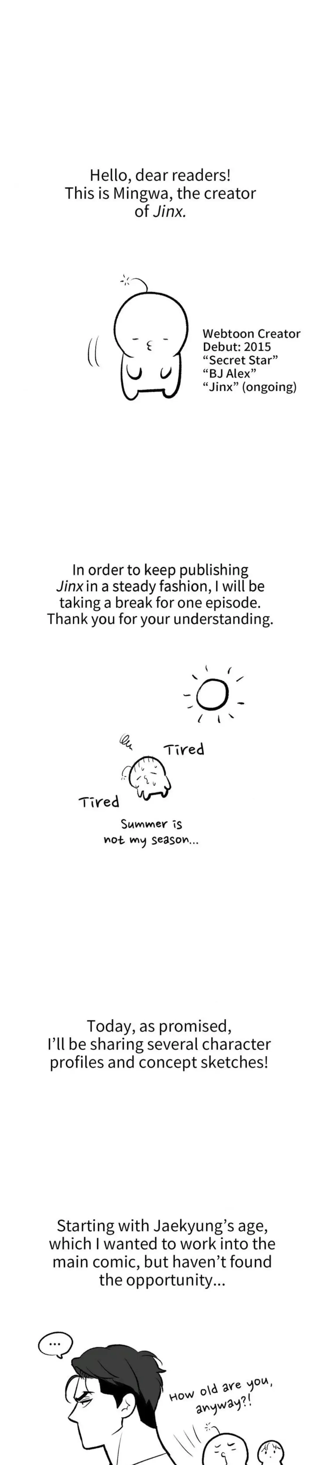 Read Jinx Chapter 29.5 - Hiatus Online
