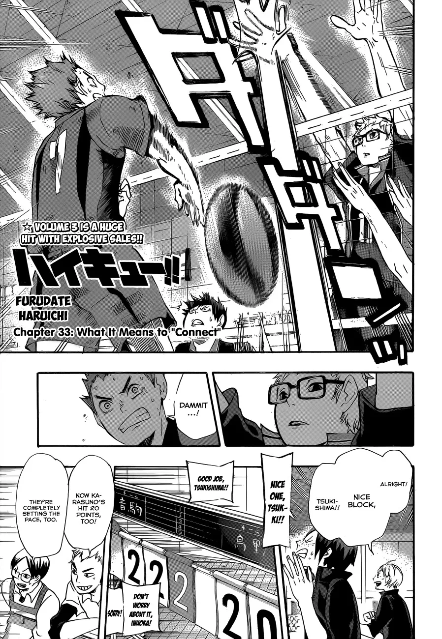 Read Haikyu!! Chapter 33 - What It Means to "Connect" Online