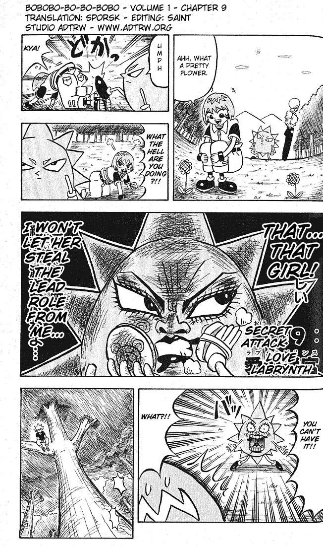 Read Bobobo-bo Bo-bobo Chapter 9 - Secret Attack 9 Love Labrynth Online