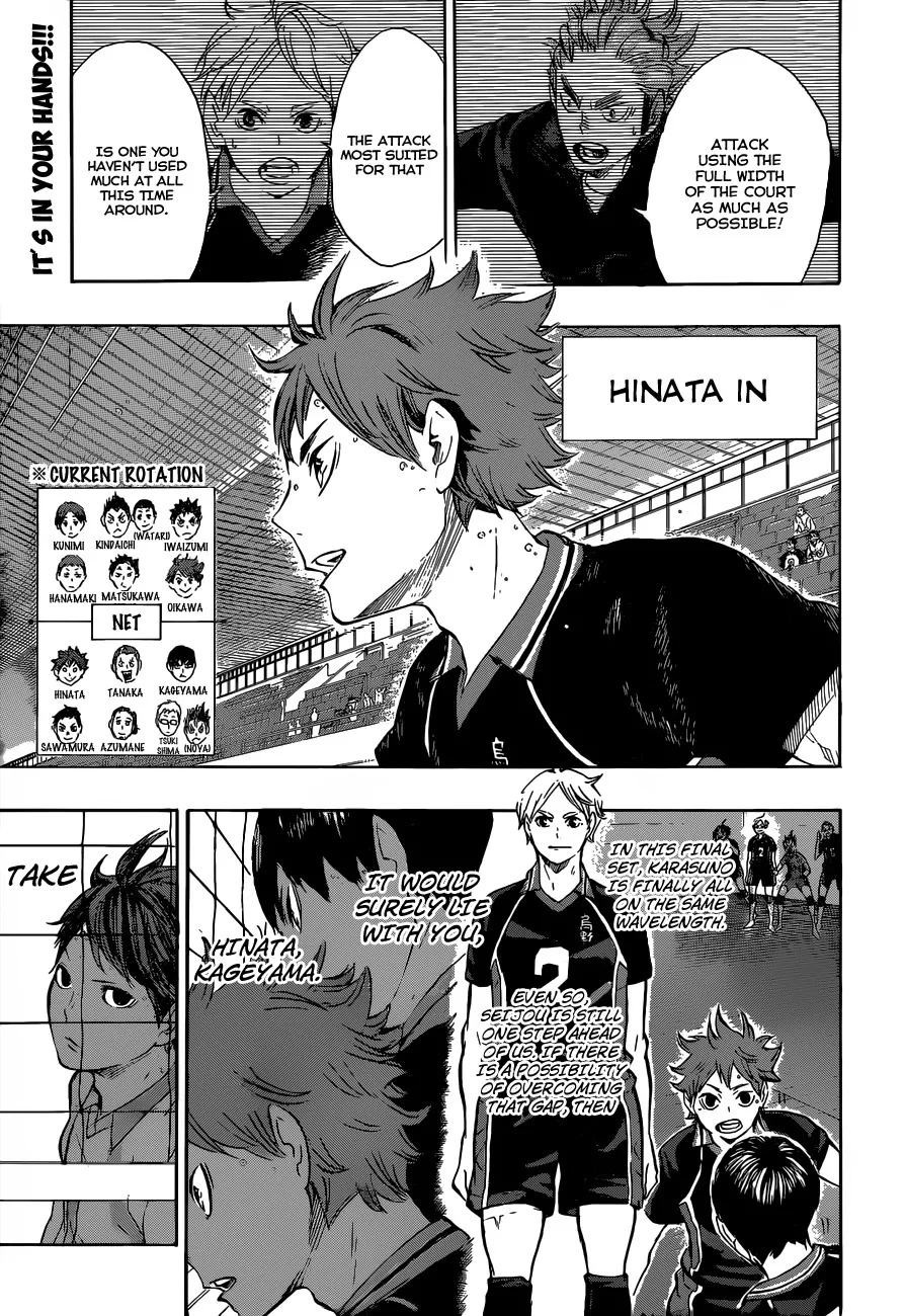 Read Haikyu!! Chapter 62 - The Full Width of the Court Online