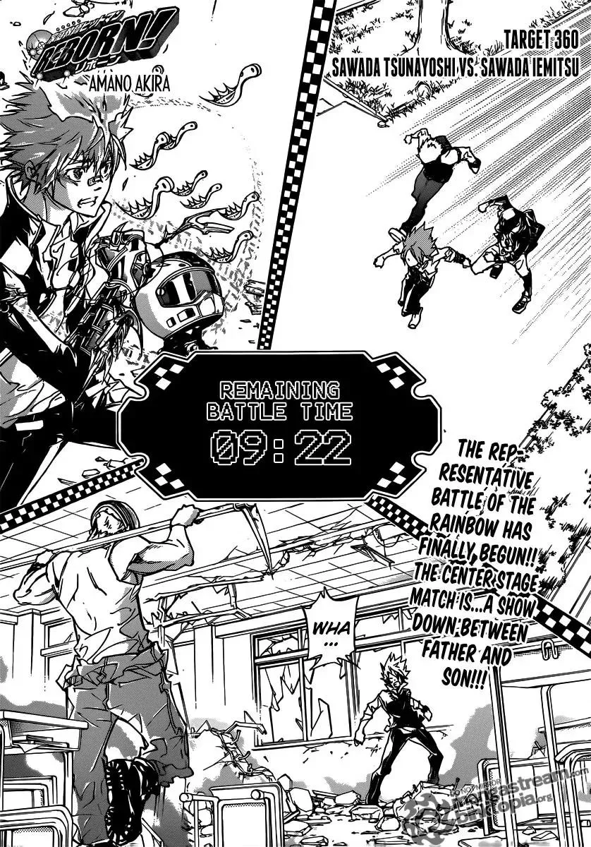 Read Katekyou Hitman Reborn! Chapter 360 - Sawada Tsunayoshi vs. Sawada Iemitsu Online