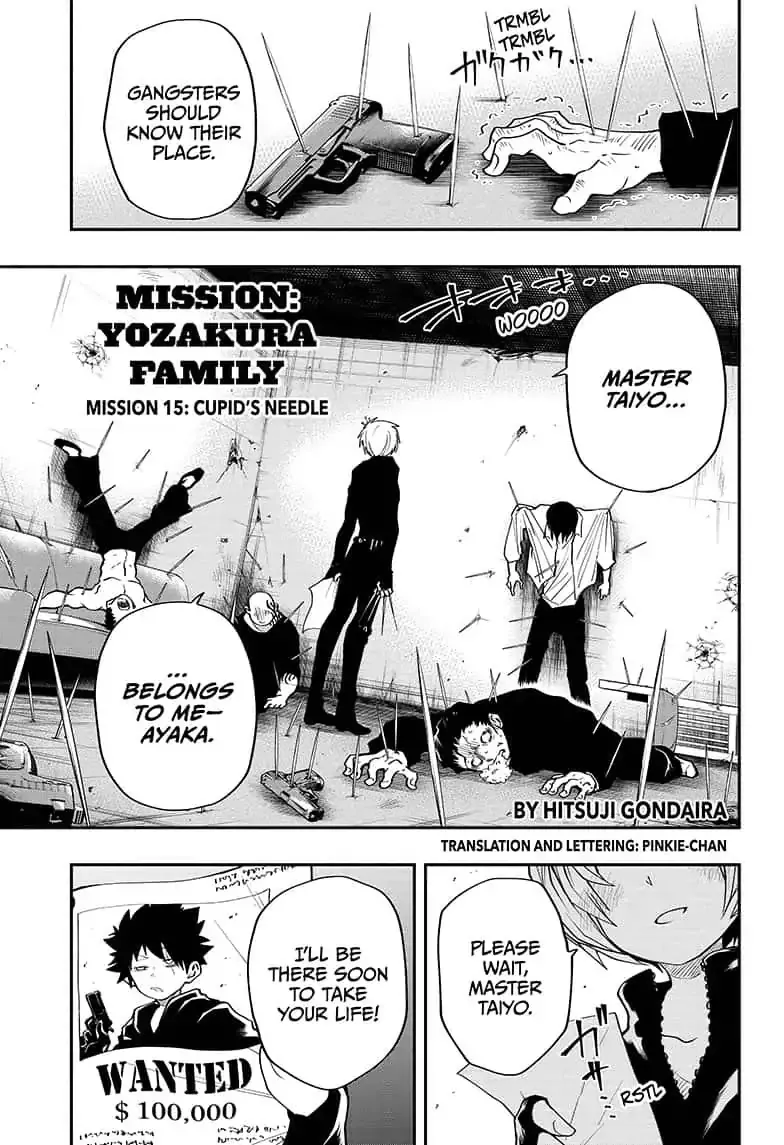 Read Mission: Yozakura Family Chapter 15 - Mission 15: Cupid's Needle Online