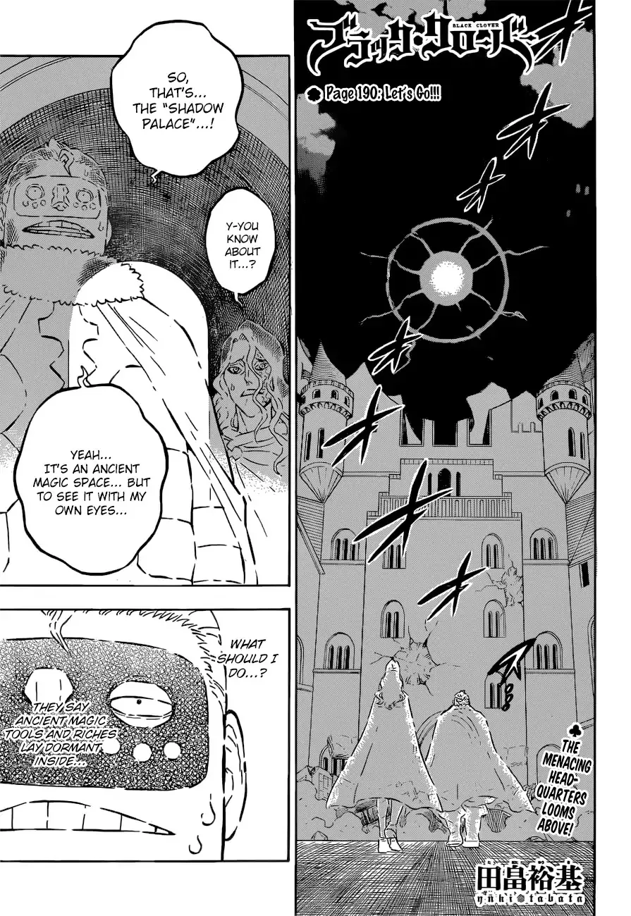 Read Black Clover Chapter 190 - Let's Go!!! Online