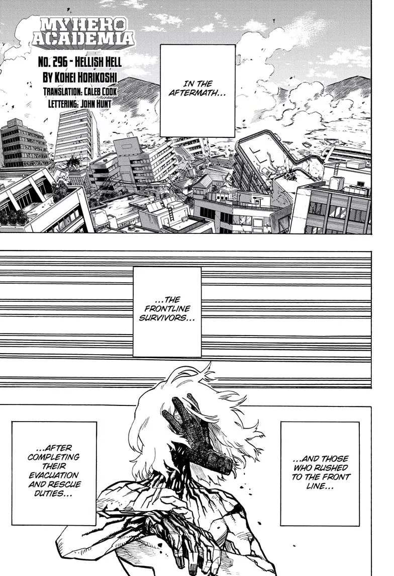 Read Boku no Hero Academia Chapter 296 Online