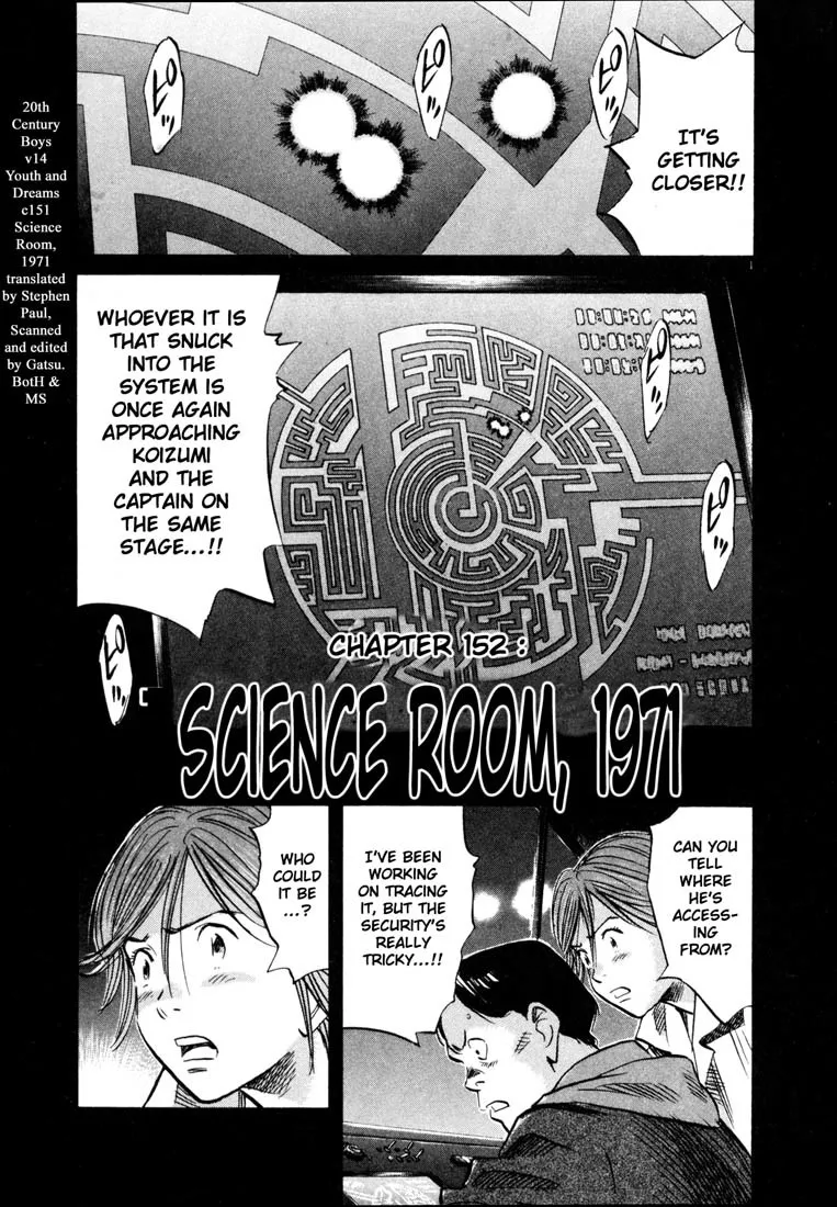 Read 20th Century Boys Chapter 152 - Science Room, 1971 Online