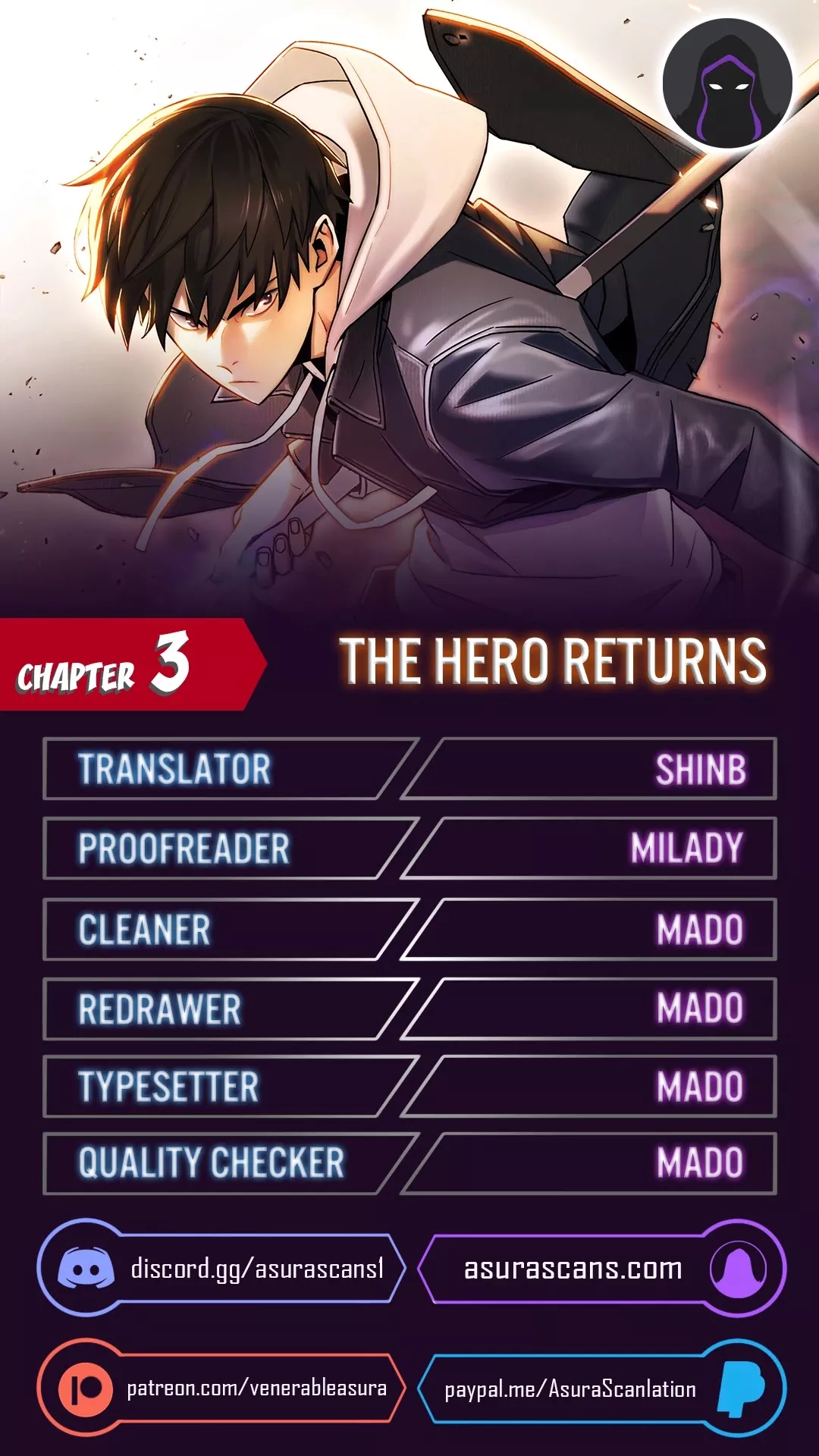 Read The Hero Returns Chapter 3 Online