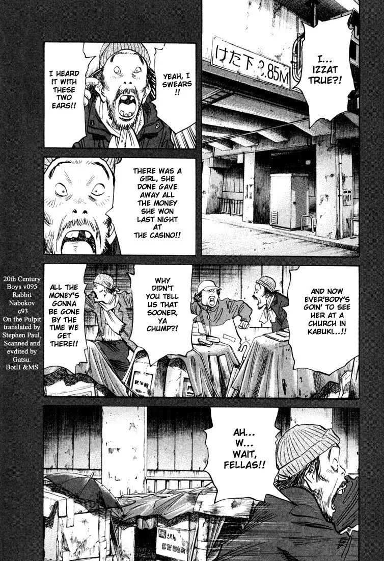 Read 20th Century Boys Chapter 95 - On the Pulpit Online