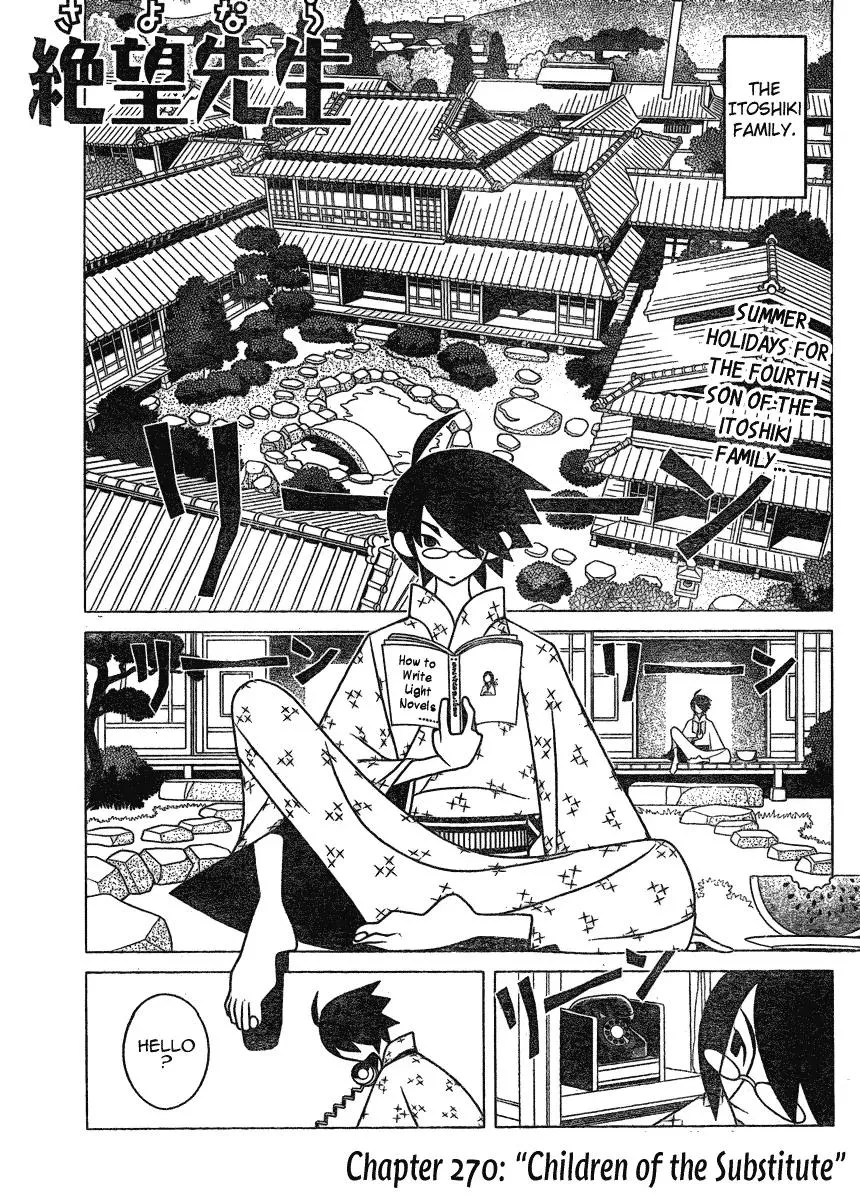 Read Sayonara Zetsubou Sensei Chapter 270 Online