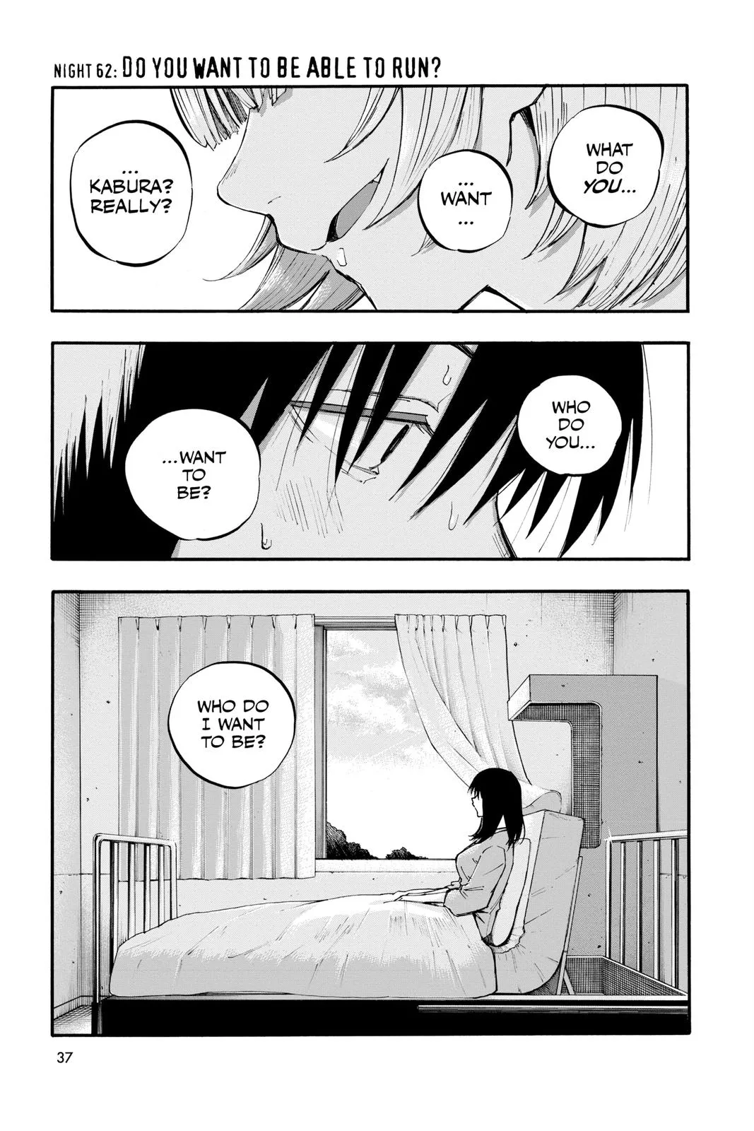 Read Yofukashi no Uta Chapter 62 Online
