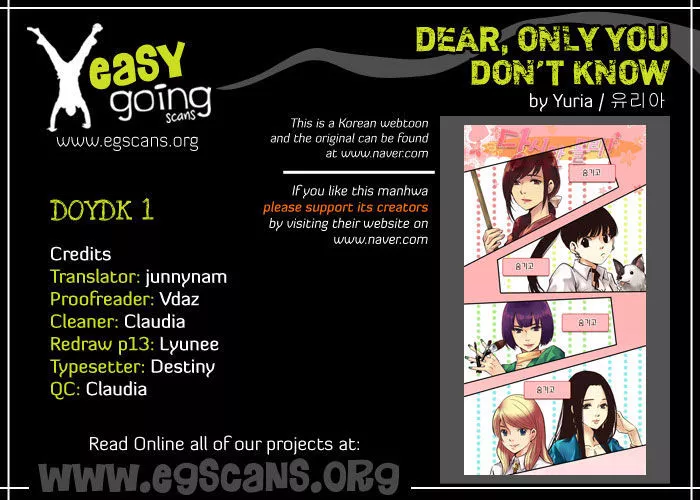 Read Dear, Only You Don’t Know! Chapter 1 Online