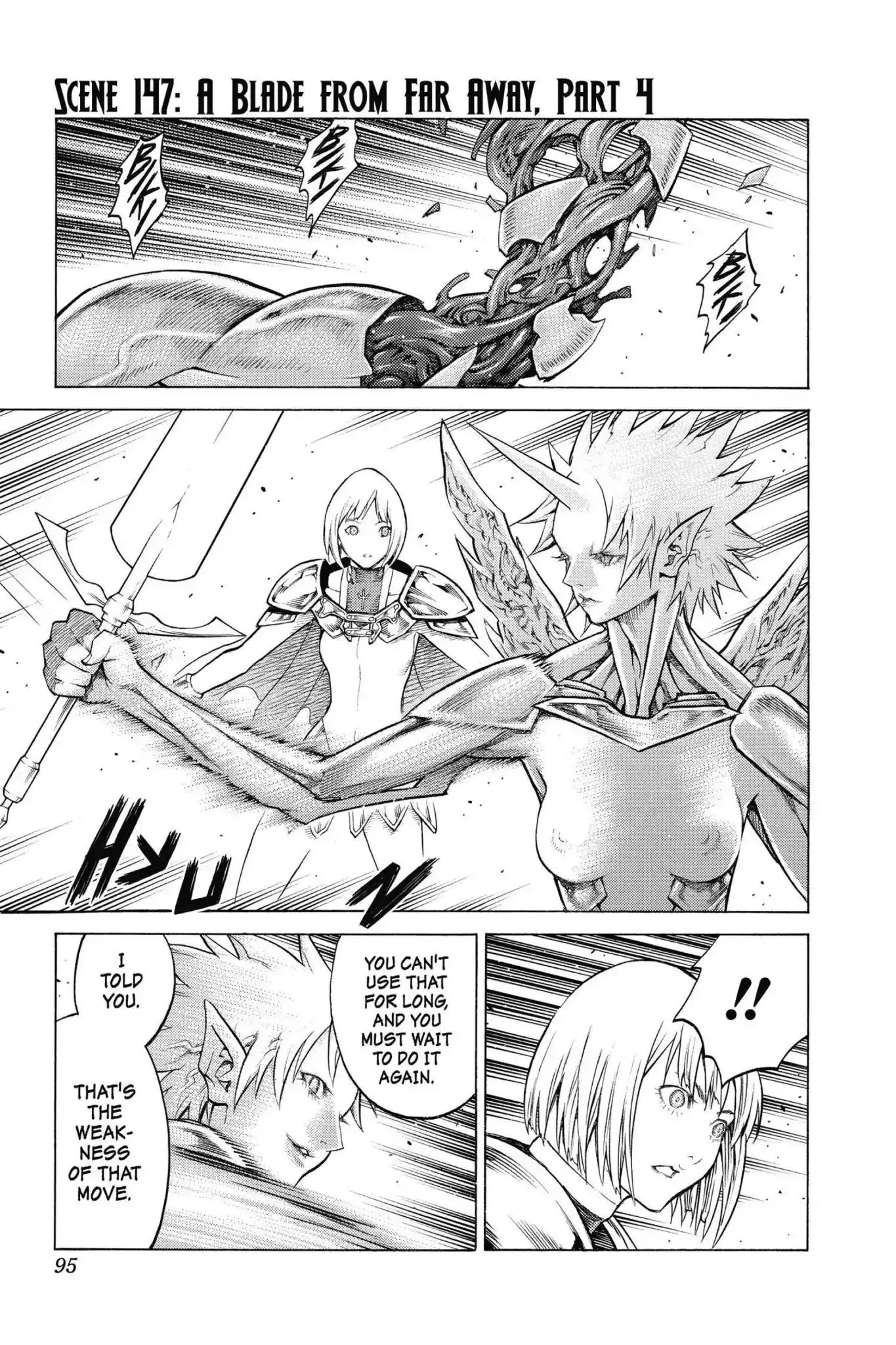 Read Claymore Chapter 147 - Vol.26 Scene 147: A Blade from Far Away, Part 4 Online