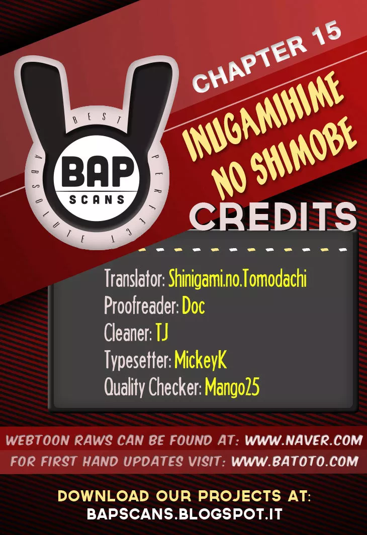 Read Inugami-hime no Shimobe Chapter 15 Online