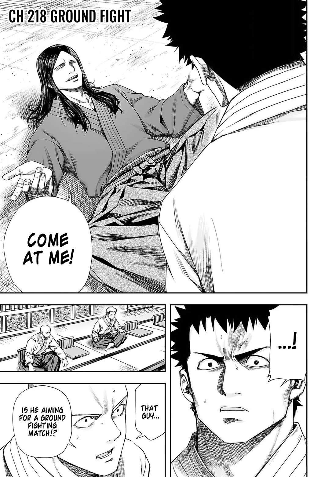 Read TSUYOSHI Chapter 218 - Ground Fight Online