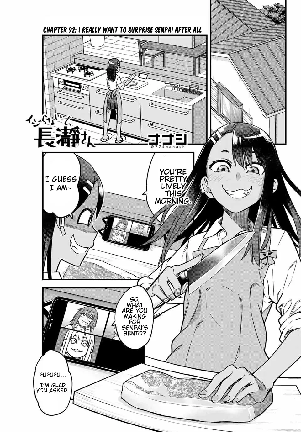 Read Please don’t bully me, Nagatoro Chapter 92 - I Really Want to Surprise Senpai, After All Online