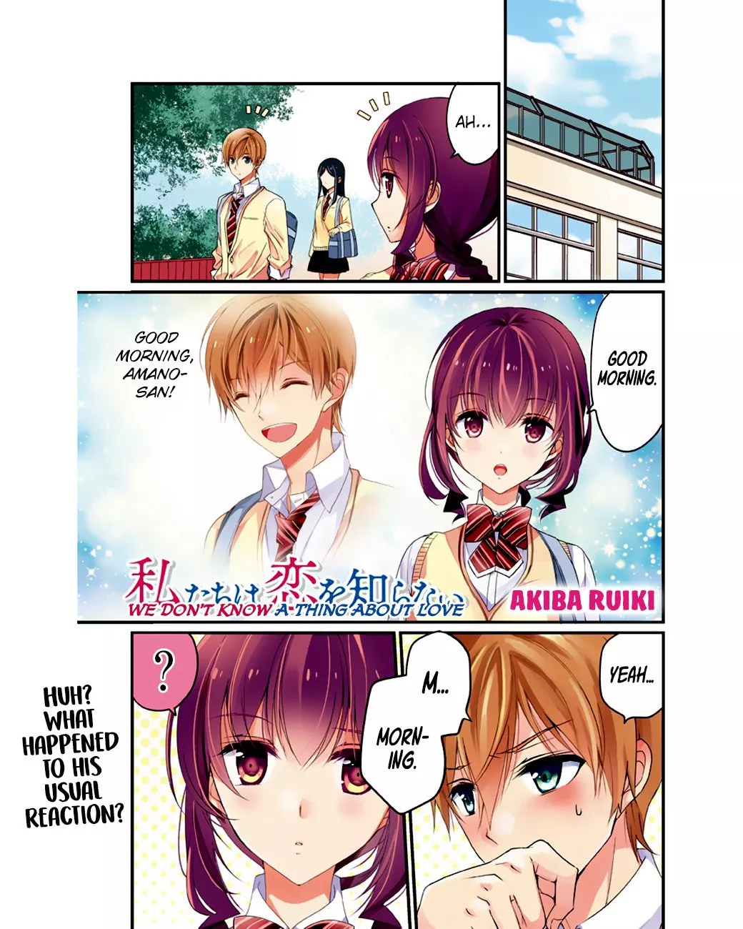 Read Watashitachi wa Koi wo Shiranai Chapter 12 - Is He Avoiding Me? Online