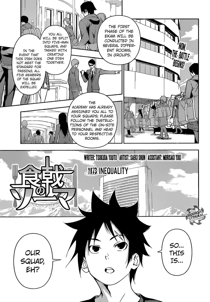 Read Shokugeki no Soma Chapter 173 - Inequality (MS Ver.) Online