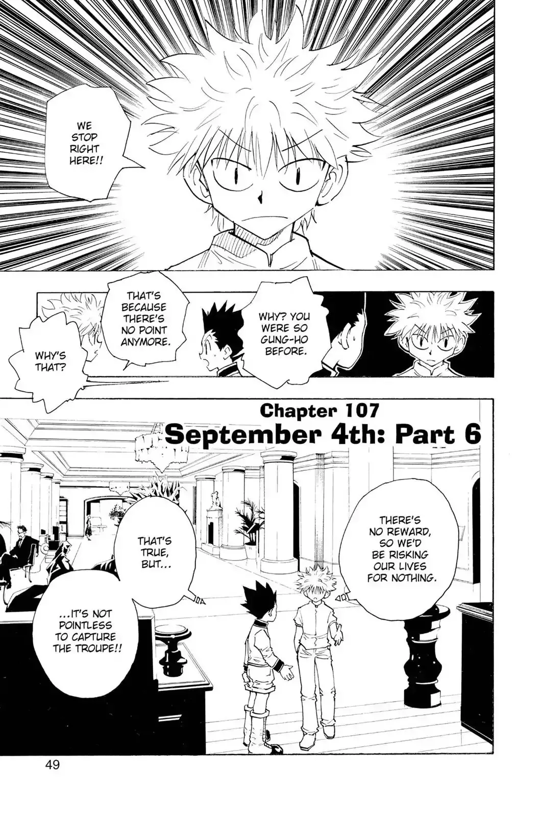 Read Hunter X Hunter Chapter 107 - September 4th: Part 6 Online