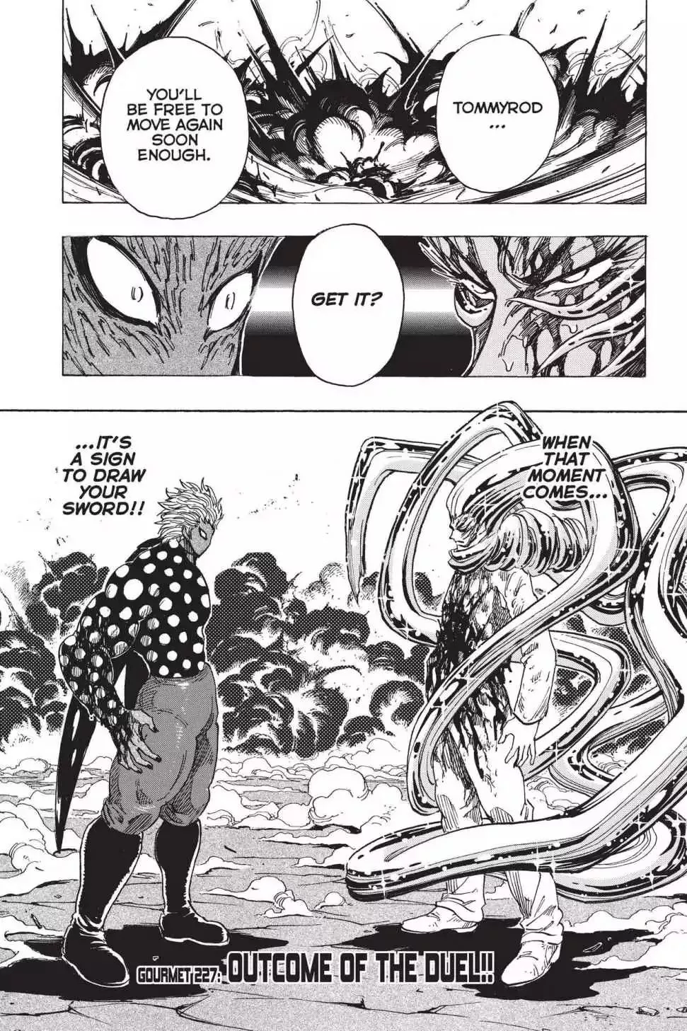 Read Toriko Chapter 227 - Vol.26 Gourmet 227: Outcome of the Duel!! Online