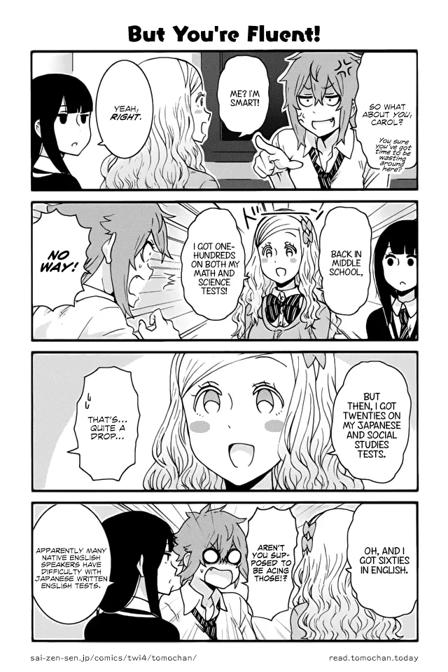 Read Tomo-chan wa Onna no ko! Chapter 304 - But You're Fluent! Online