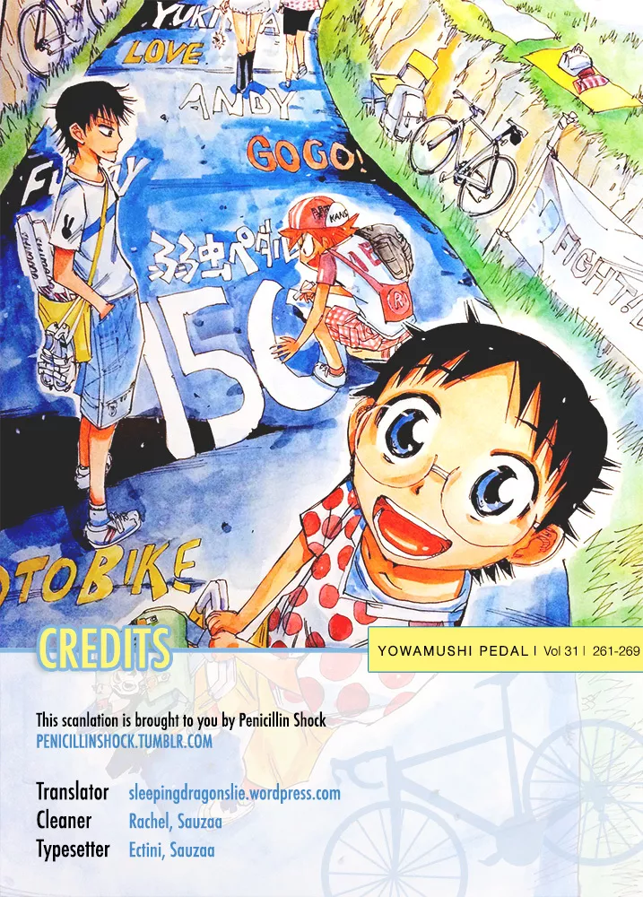 Read Yowamushi Pedal Chapter 261 - Hakogaku's Goal Line Online