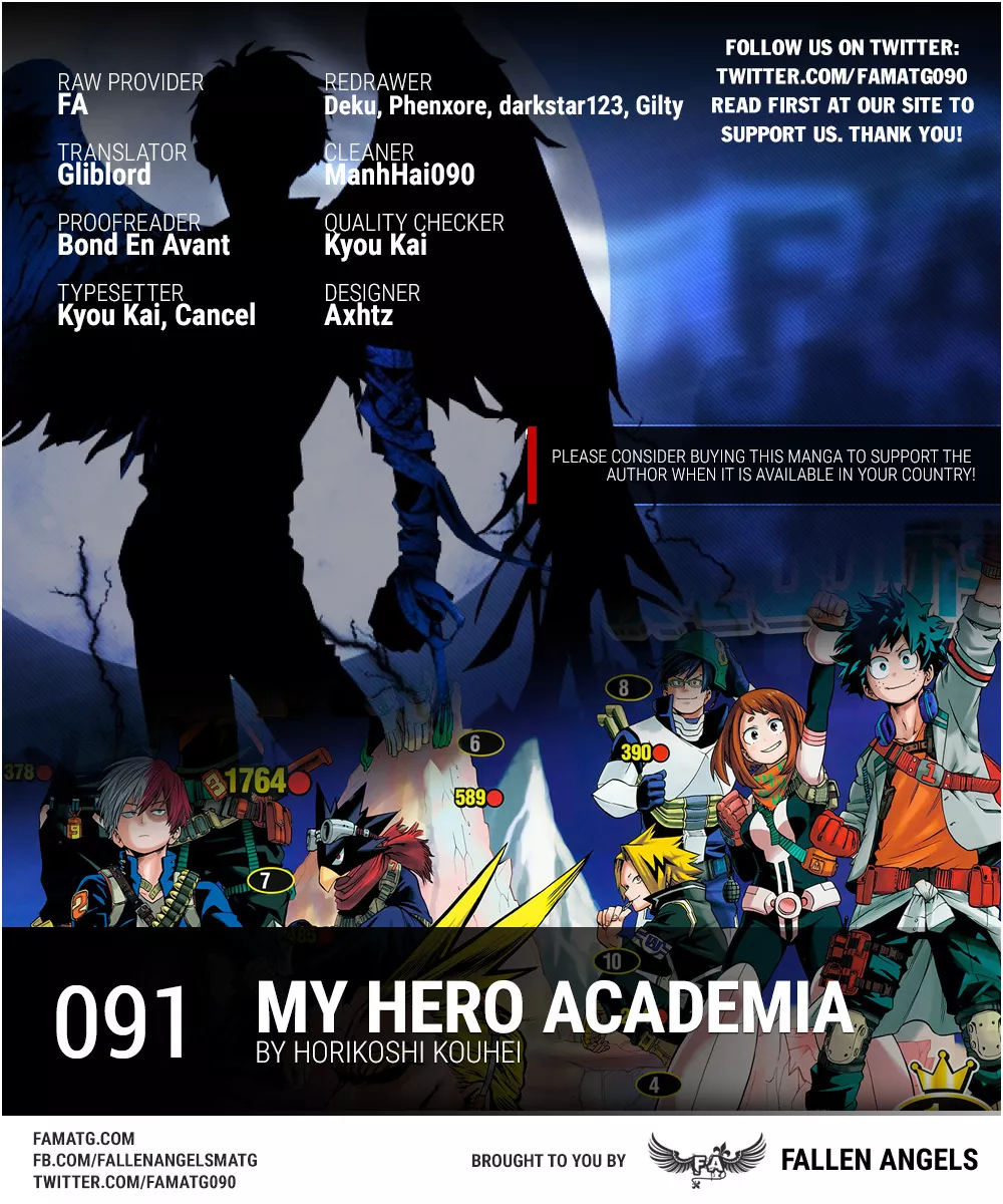 Read Boku no Hero Academia Chapter 91 - The Symbol of Peace Online