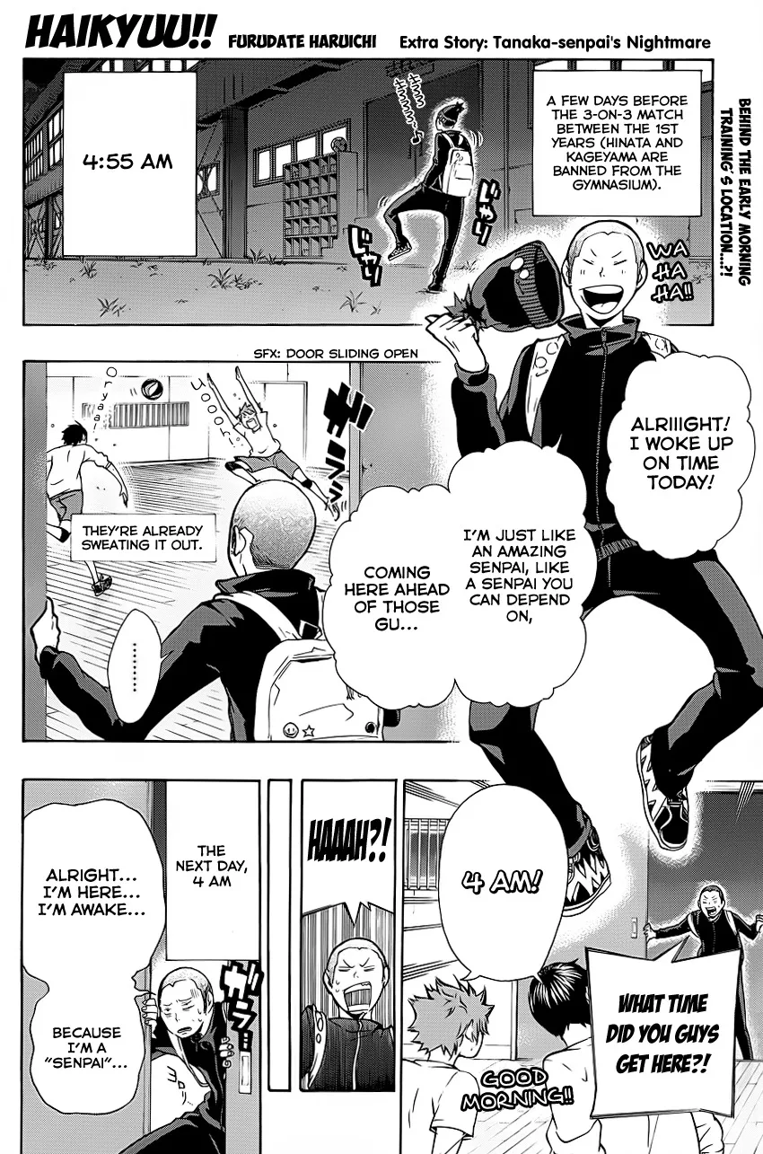 Read Haikyu!! Chapter 16.5 - Extra Story: Tanaka-Senpai's Nightmare Online