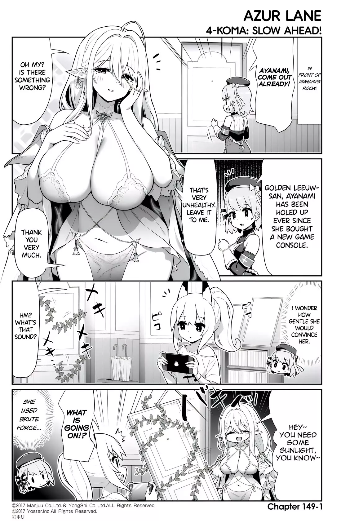 Read Azur Lane 4-koma: Slow Ahead Chapter 149 - Gouden Leeuw Online