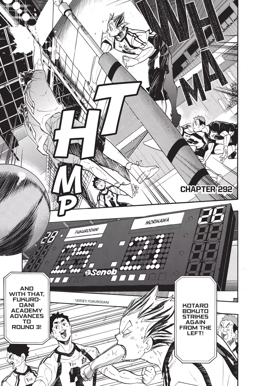 Read Haikyu!! Chapter 292 Online