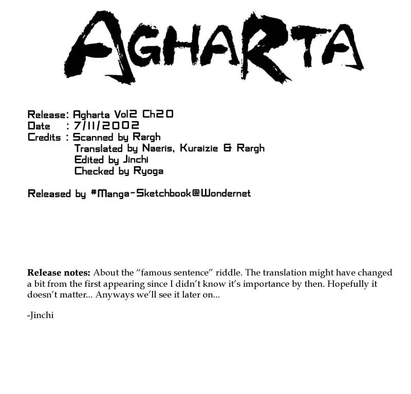 Read Agharta Chapter 20 Online