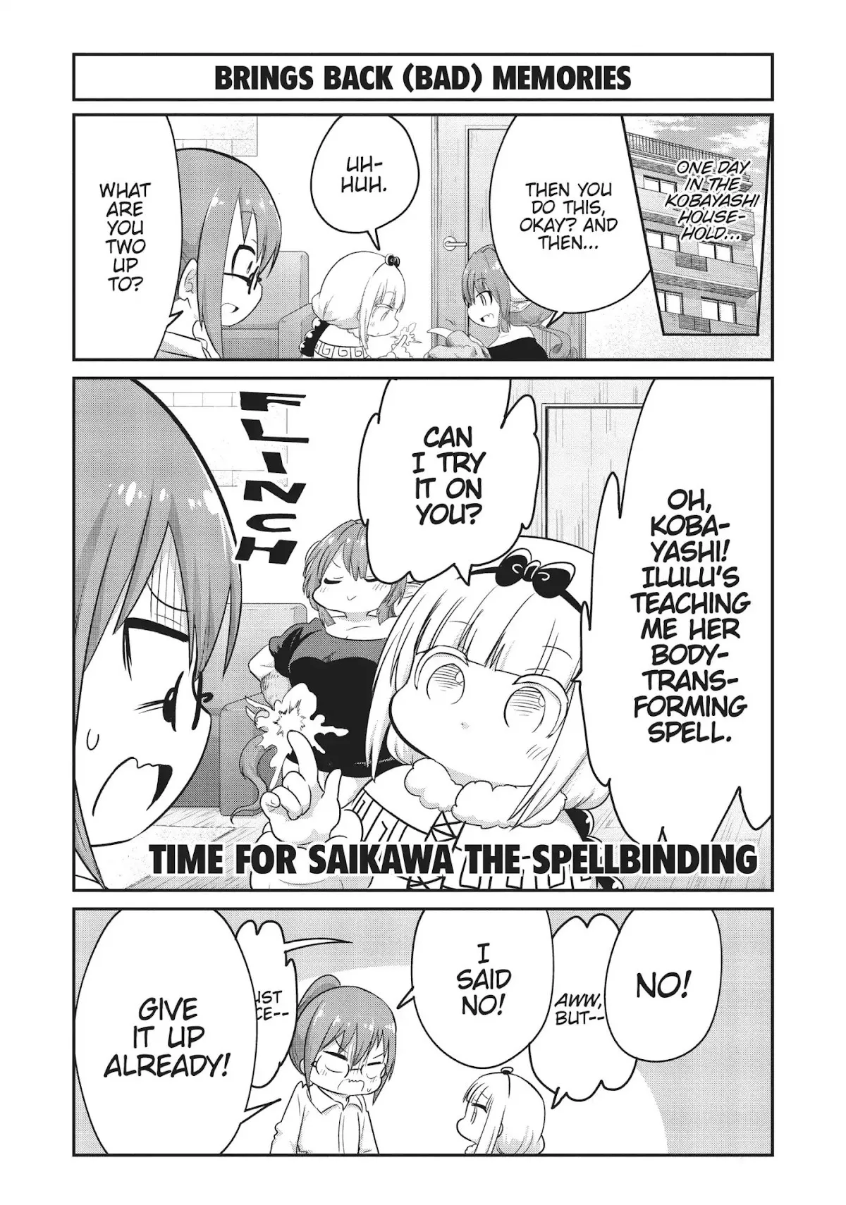 Read Kobayashi-san Chi no Maid Dragon: Kanna no Nichijou Chapter 58 - Time For Saikawa The Spellbinding Online