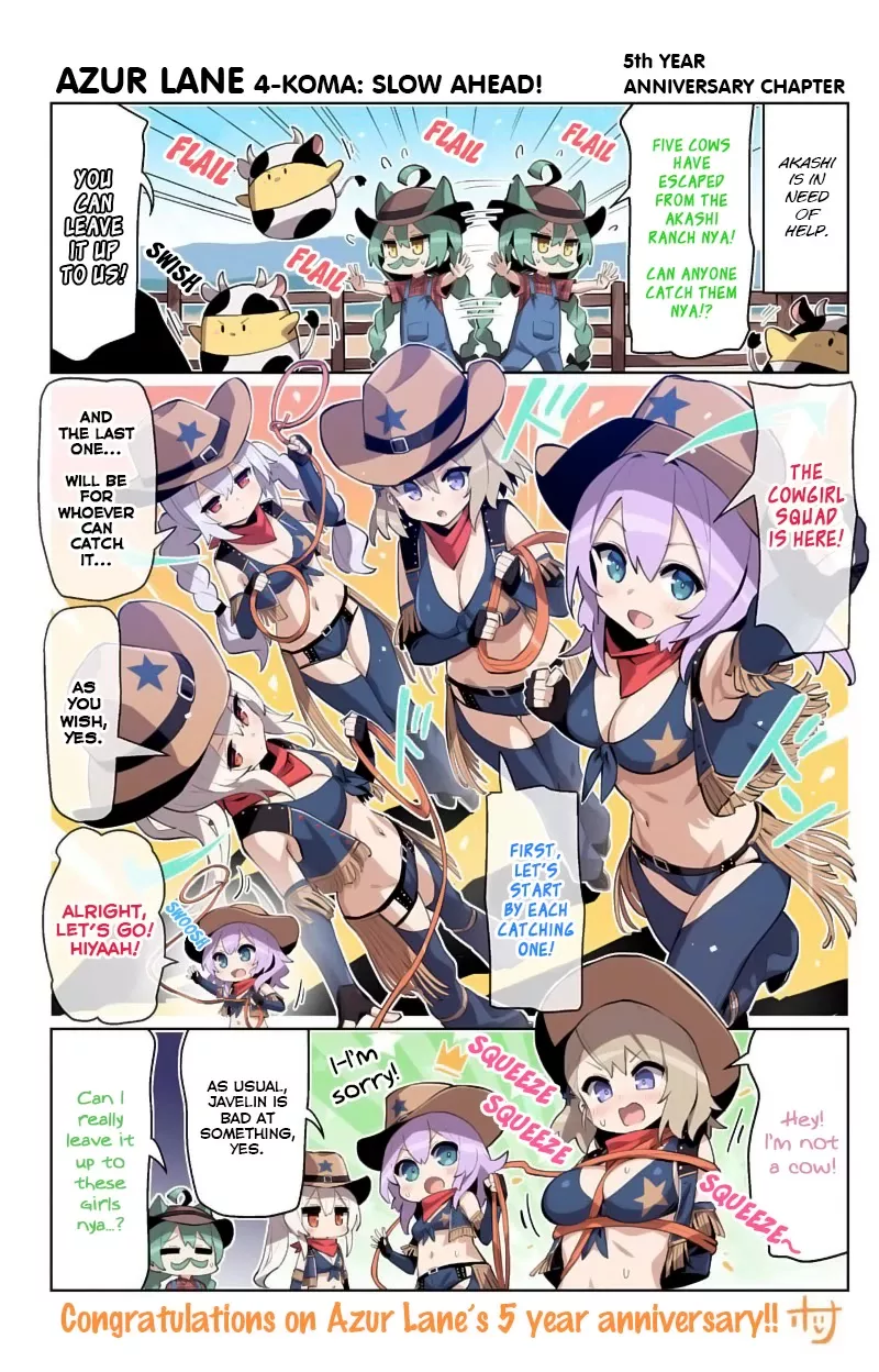 Read Azur Lane 4-koma: Slow Ahead Chapter 91.5 - 5th Year Anniversary Chapter Online