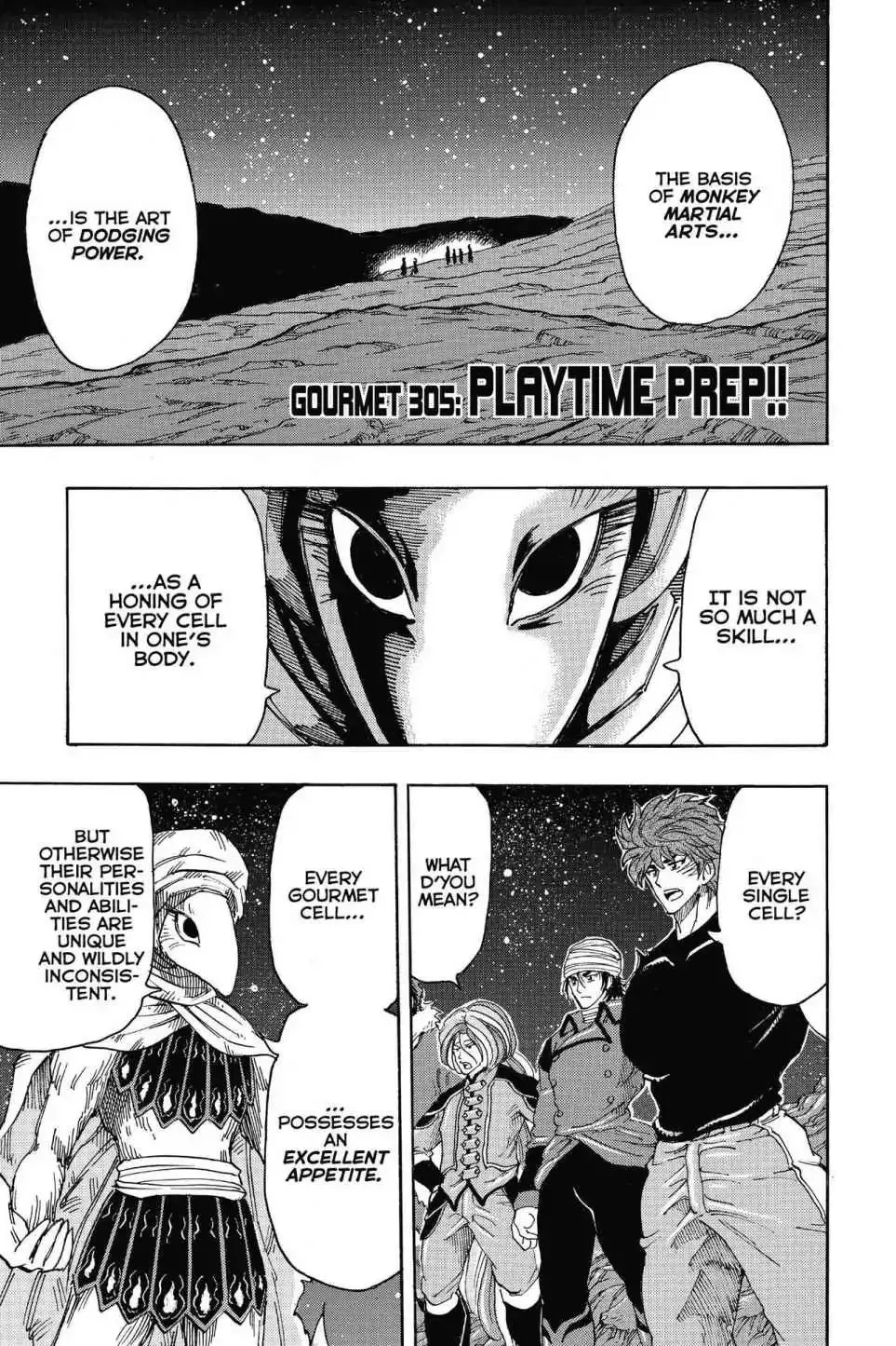 Read Toriko Chapter 305 - Vol.34 Gourmet 305: Playtime Prep!! Online