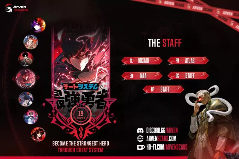 Read Become the Strongest Hero Through the Cheat System Chapter 19 Online