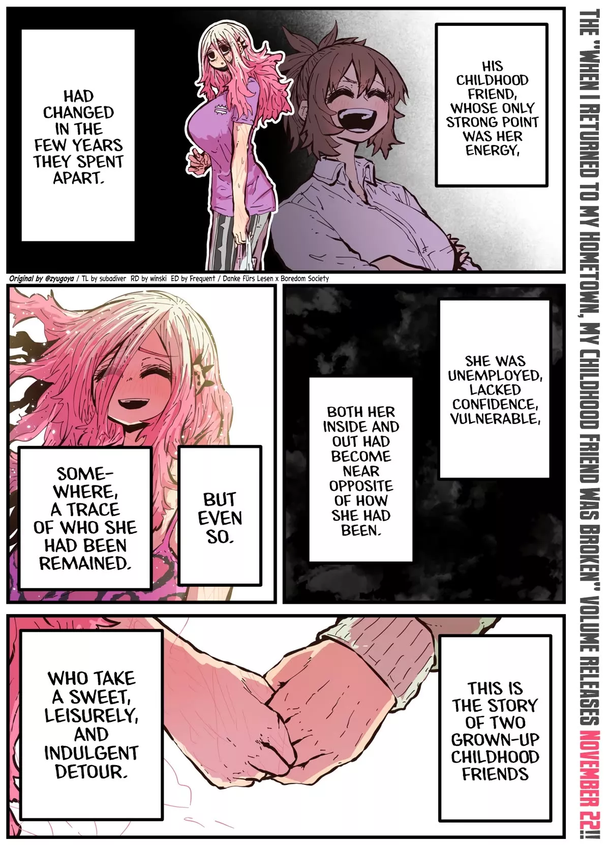 Read When I Returned to My Hometown, My Childhood Friend was Broken Chapter 50.1 - Volume Release Special 1 Online
