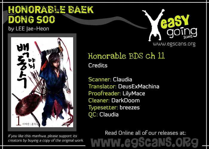 Read Honorable Baek Dong Soo Chapter 11 - That Face Online