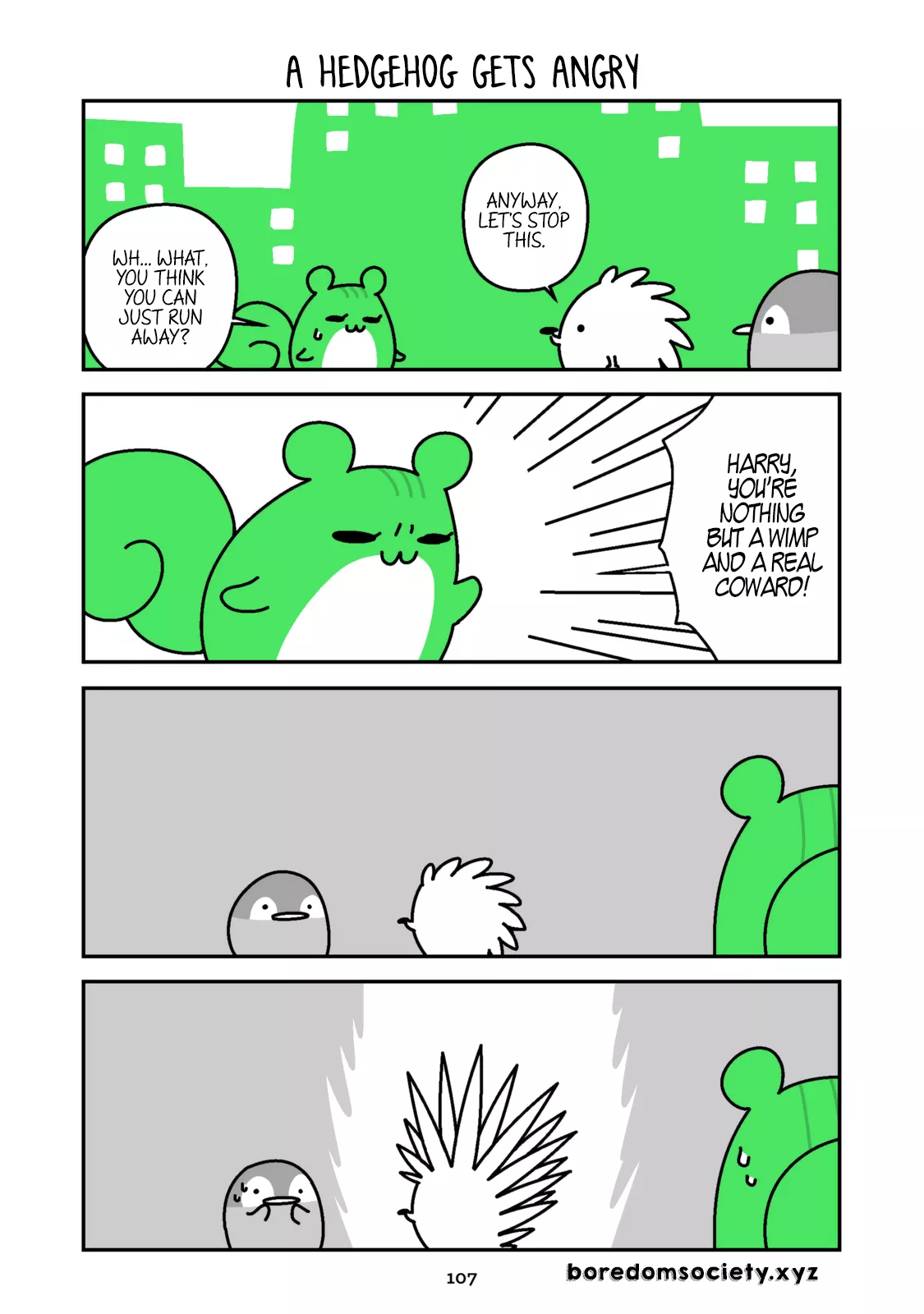 Read Harinezumi no Harry Chapter 91 - A Hedgehog Gets Angry Online