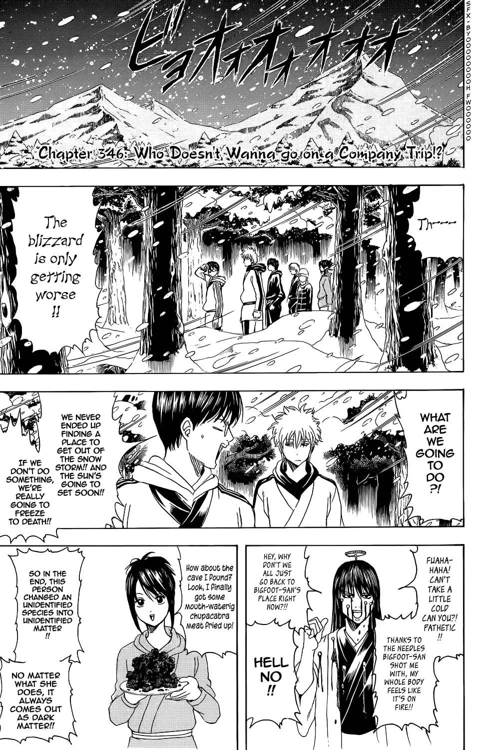 Read Gintama Chapter 346 - We Can't Take a Company Vacation There!! Online