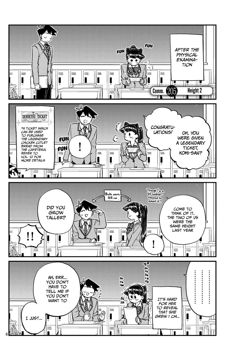 Read Komi-san wa Komyushou Desu Chapter 205 - Height 2 Online