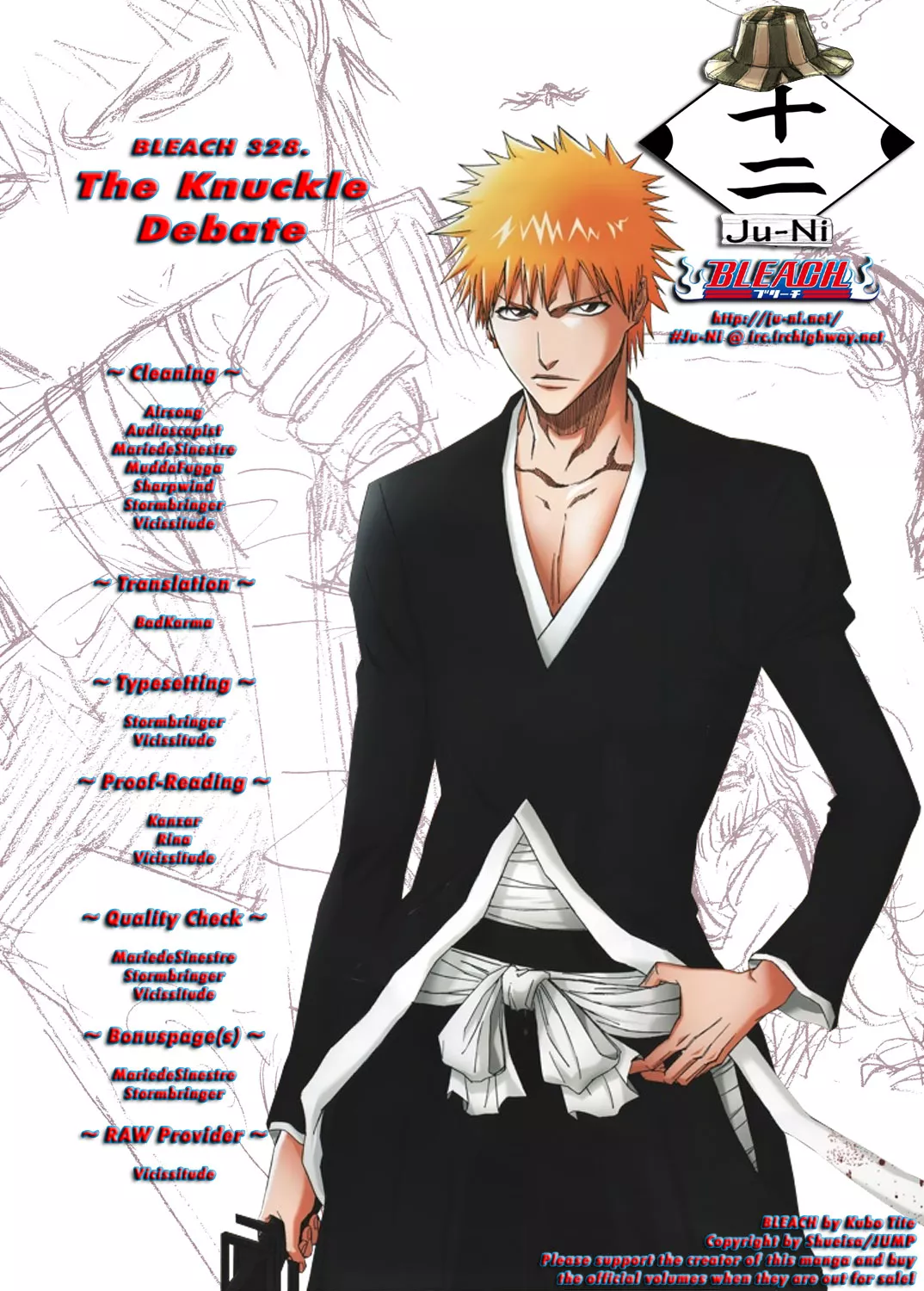 Read Bleach Chapter 328 - The Knuckle Debate Online