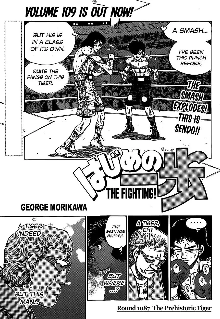 Read Hajime no Ippo Chapter 1087 - The Prehistoric Tiger Online