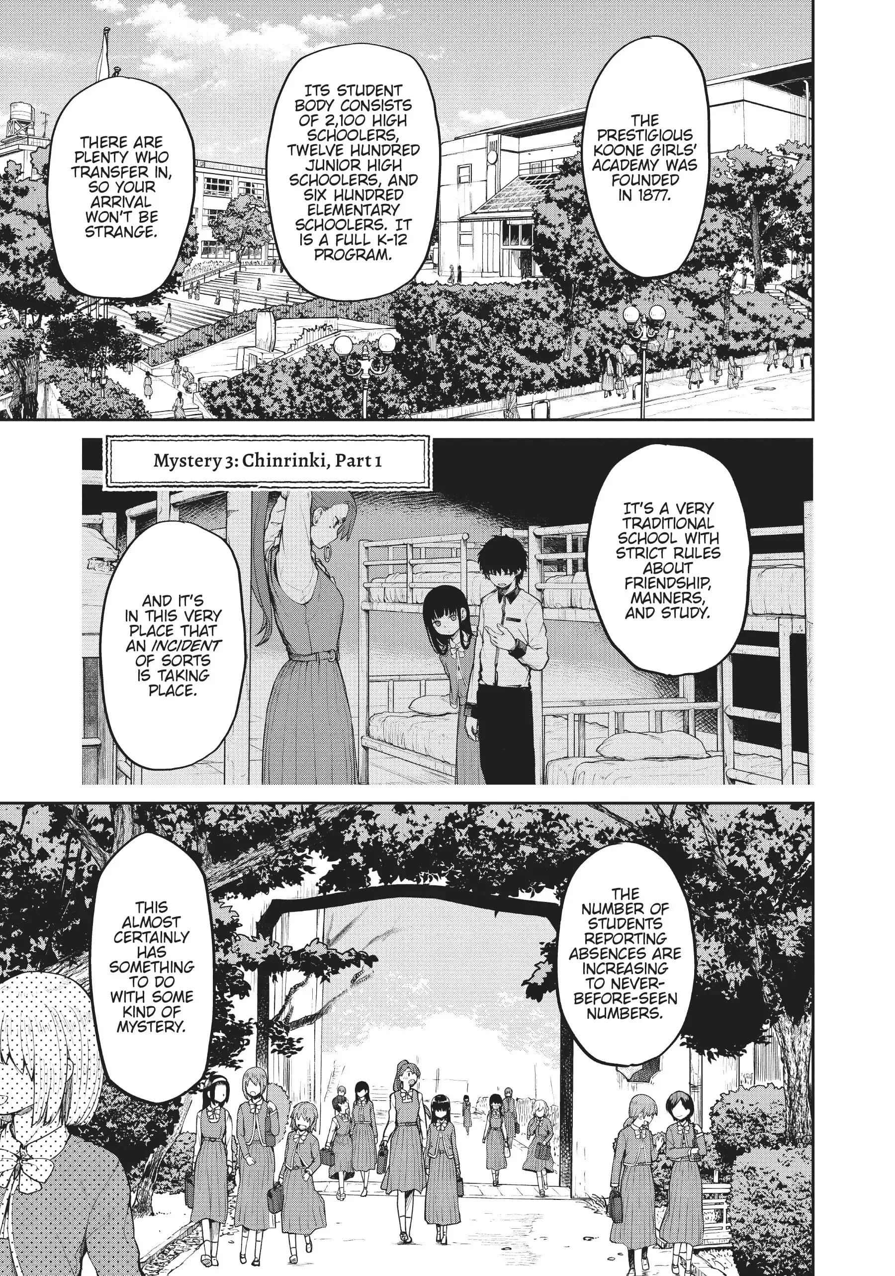 Read Mysterious Disappearances Chapter 3 - Chinrinki, Part 1 Online