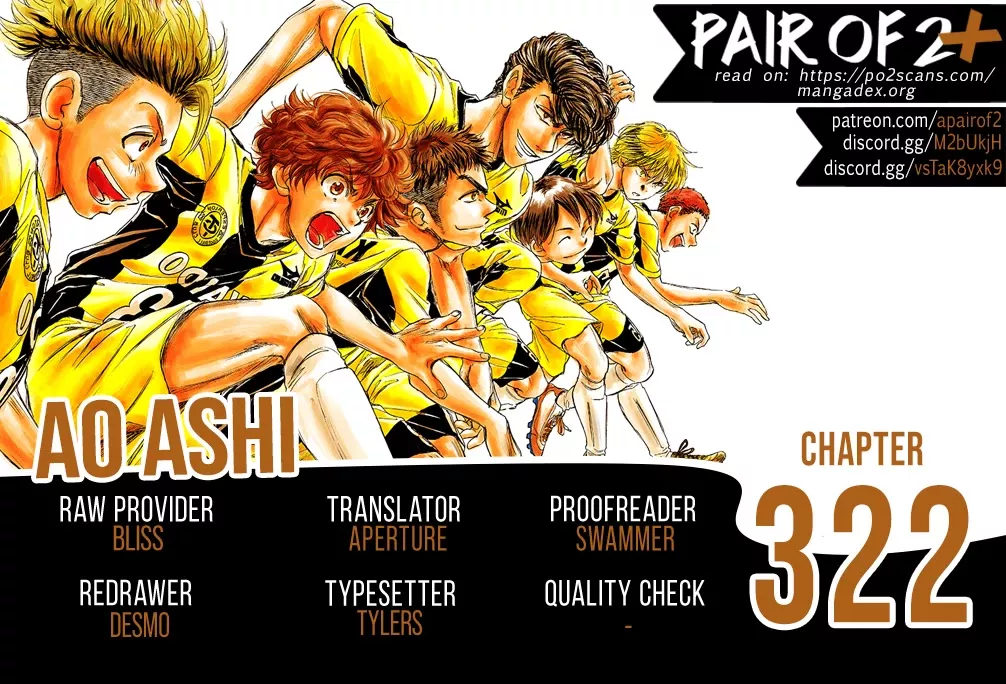 Read Ao Ashi Chapter 322 - La Liga Match 17 SC Sabadell vs SC Europa Online