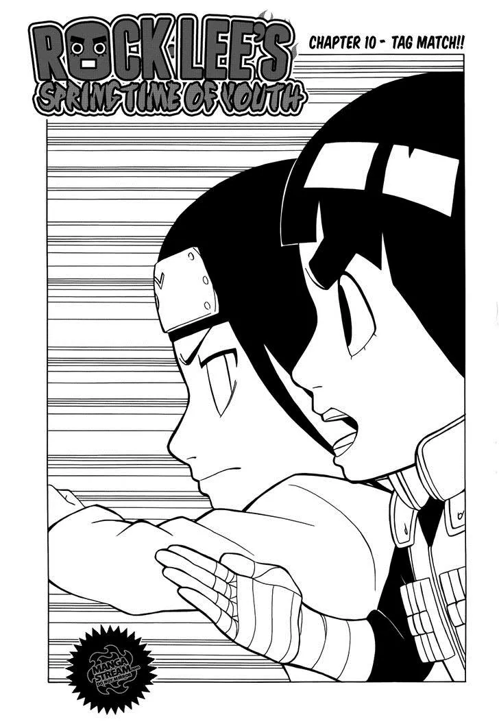 Read Rock Lee no Seishun Full-Power Ninden Chapter 10 - Tag Match!! Online