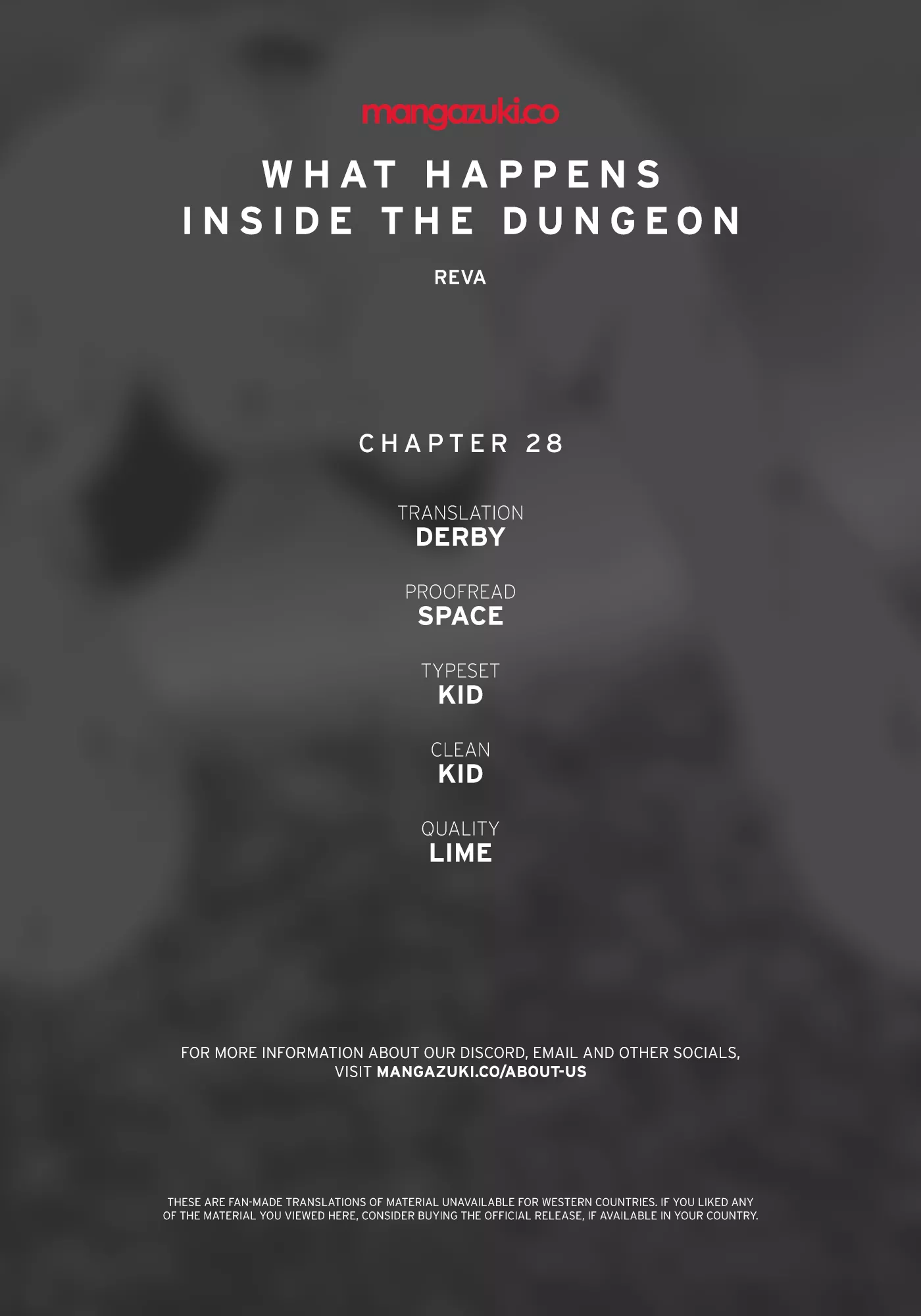 Read What Happens Inside the Dungeon Chapter 28 Online