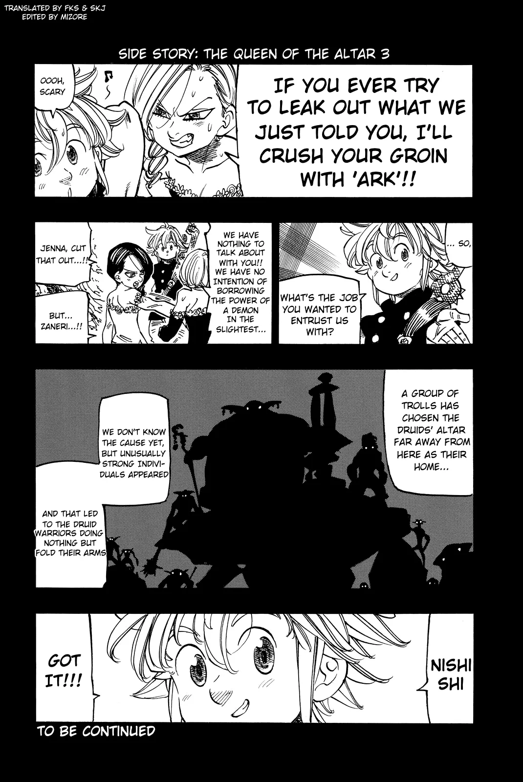 Read Nanatsu no Taizai Chapter 197.3 - Side Story: The Queen of the Altar 3 Online