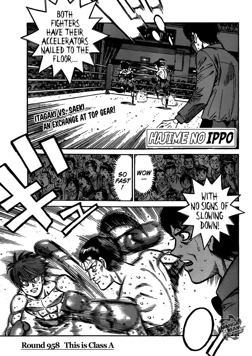 Read Hajime no Ippo Chapter 958 - This Is Class A Online