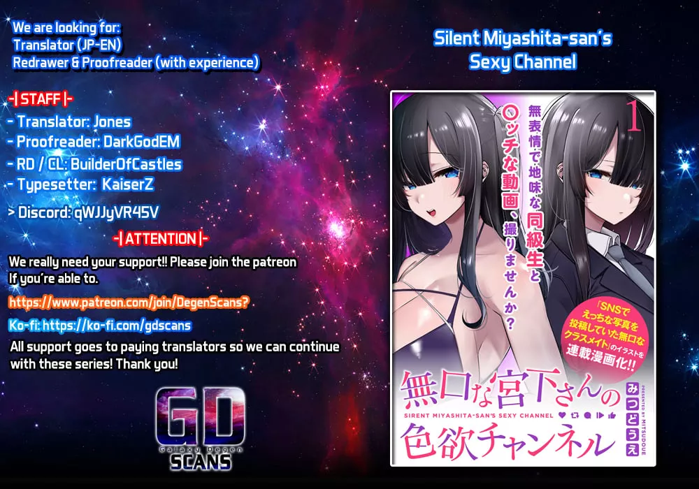 Read Mukuchina Miyashita-san no Shikiyoku Channel Chapter 2 - Shooting Day 2 Online