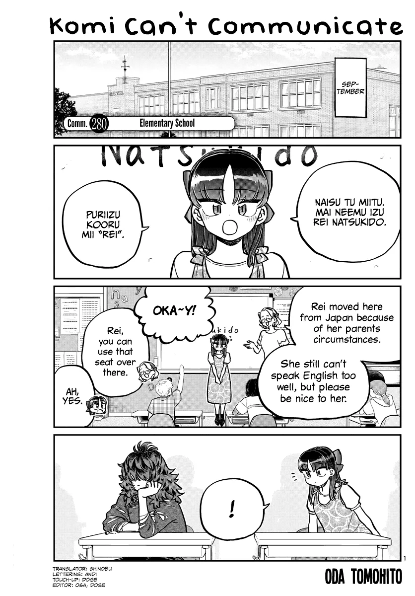 Read Komi-san wa Komyushou Desu Chapter 280 - Elementary School Online