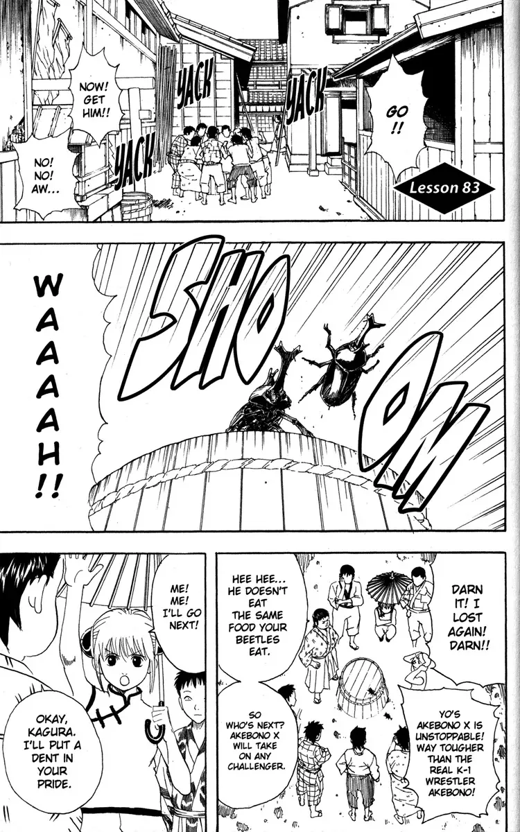 Read Gintama Chapter 83 - Rhinoceros Beetles Teach Boys that Life is Precious Online