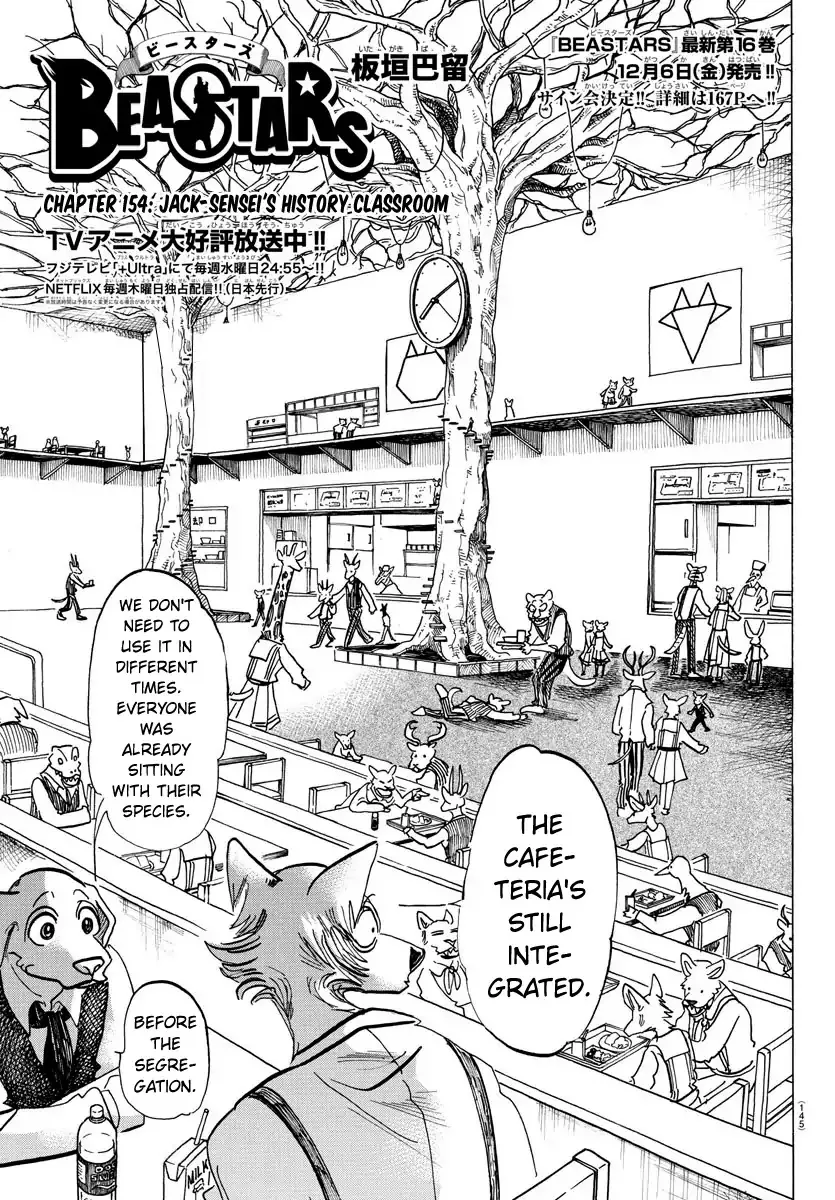 Read Beastars Chapter 154 - Jack-sensei's History Classroom Online